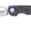 MKM Eclipse Folding Knife Blue Anodized Titanium Handle Magnacut Plain Edge Satin Finish EL-BLCF Eclipse -White Mountain Knives Shop mkm eclipse 06104.1694715091