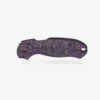 Flytanium Carbon Fiber Lotus Scales For Spyderco Para 3 Knife Purple Haze FLY-1361PH -White Mountain Knives Shop para3 spyderco fat carbon scales front purple 5000x 19127.1725102248