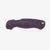 Flytanium Carbon Fiber Lotus Scales For Spyderco Paramilitary 2 Knife Purple Haze FLY-1360PH -White Mountain Knives Shop pm2 spyderco fat carbon scales front purple 5000x 89468.1725104112