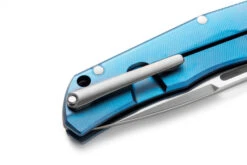 Lion Steel Q4ttro Folding Knife Blue Titanium/Fat Carbon Handle Magnacut Plain Edge Satin Finish Q4 BL -White Mountain Knives Shop q4ttro blue titanium 1 10368.1741875628